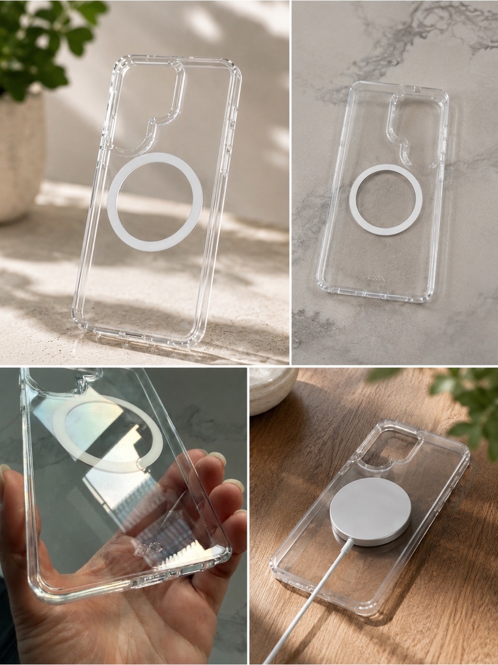 AXS Clear MagSafe-Compatible Samsung Galaxy S26 Ultra Phone Case No Box